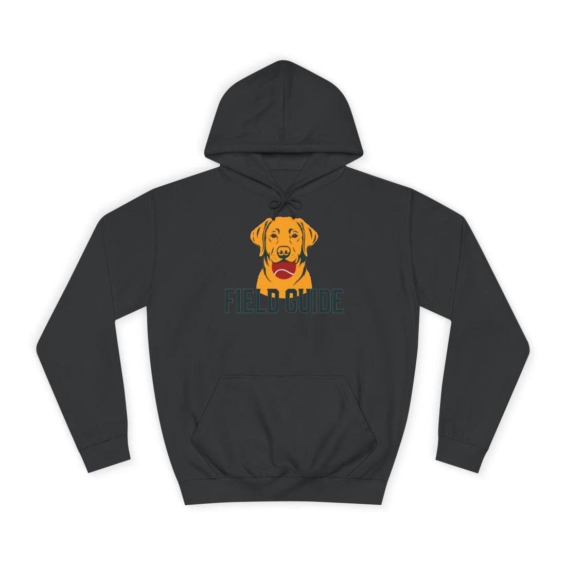 Jet Black — Front | Labrador Retriever Field Guide Hoodie