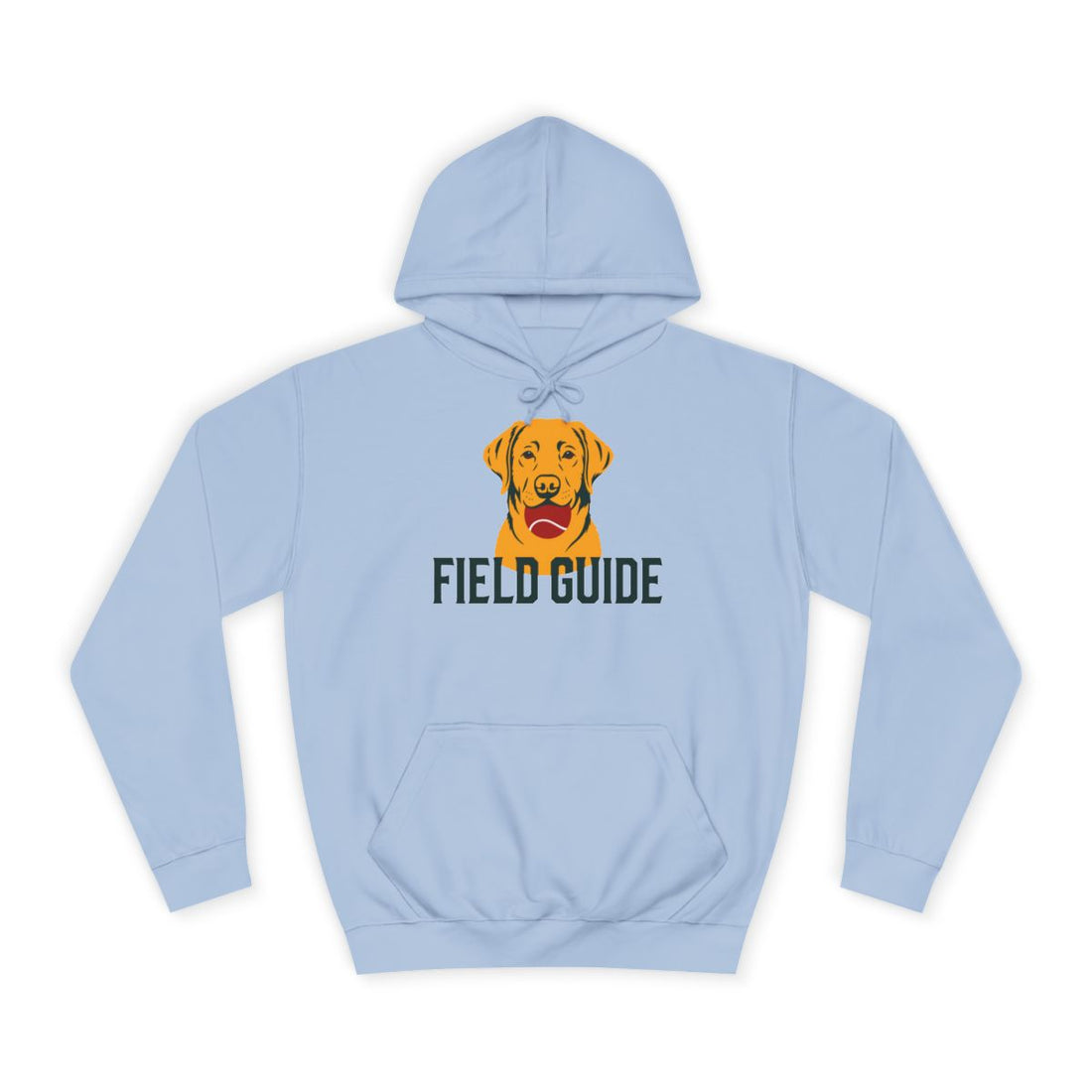 Sky Blue — Front | Labrador Retriever Field Guide Hoodie