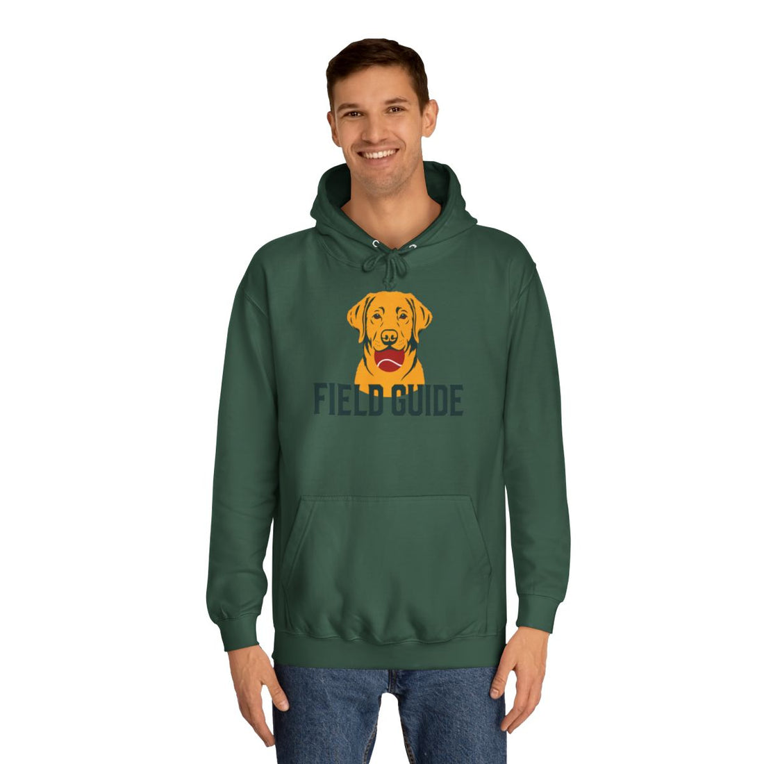 Bottle Green — Lifestyle | Labrador Retriever Field Guide Hoodie