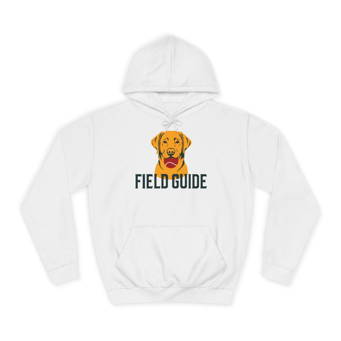 Arctic White — Front | Labrador Retriever Field Guide Hoodie
