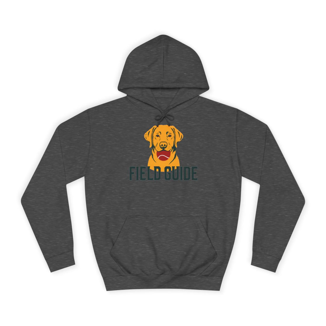 Charcoal — Front | Labrador Retriever Field Guide Hoodie