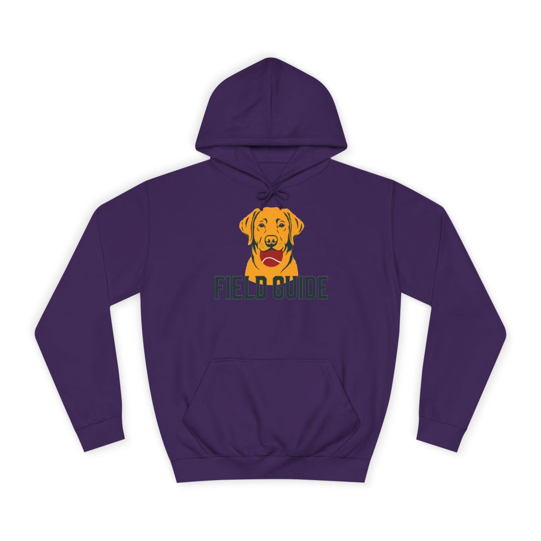 Purple — Front | Labrador Retriever Field Guide Hoodie