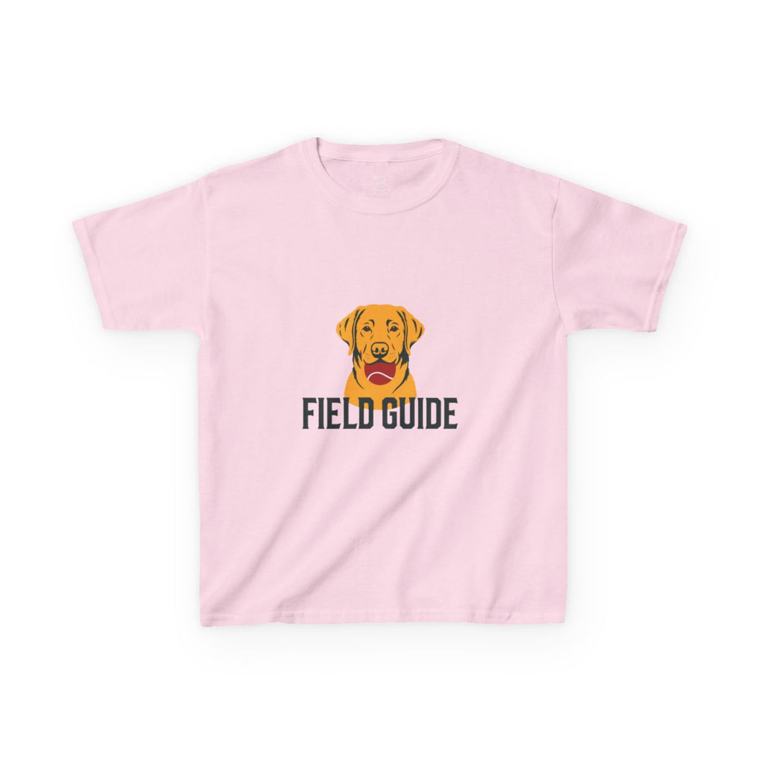 Light Pink — Front | Labrador Retriever Field Guide Kids Tee