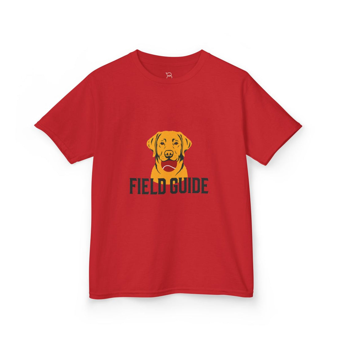 Red — Front | Labrador Retriever Field Guide Kids Tee