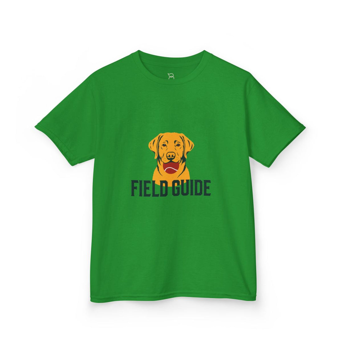 Irish Green — Front | Labrador Retriever Field Guide Kids Tee