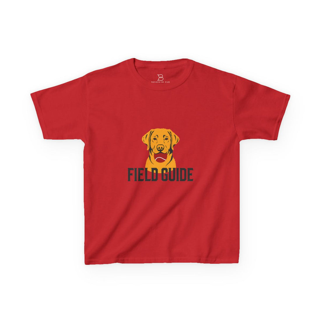 Red — Front | Labrador Retriever Field Guide Kids Tee