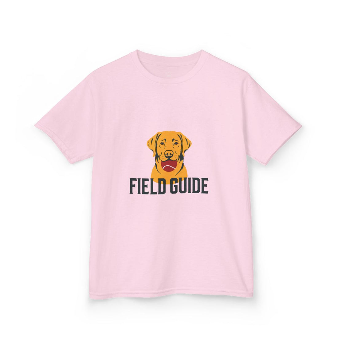 Light Pink — Front | Labrador Retriever Field Guide Kids Tee