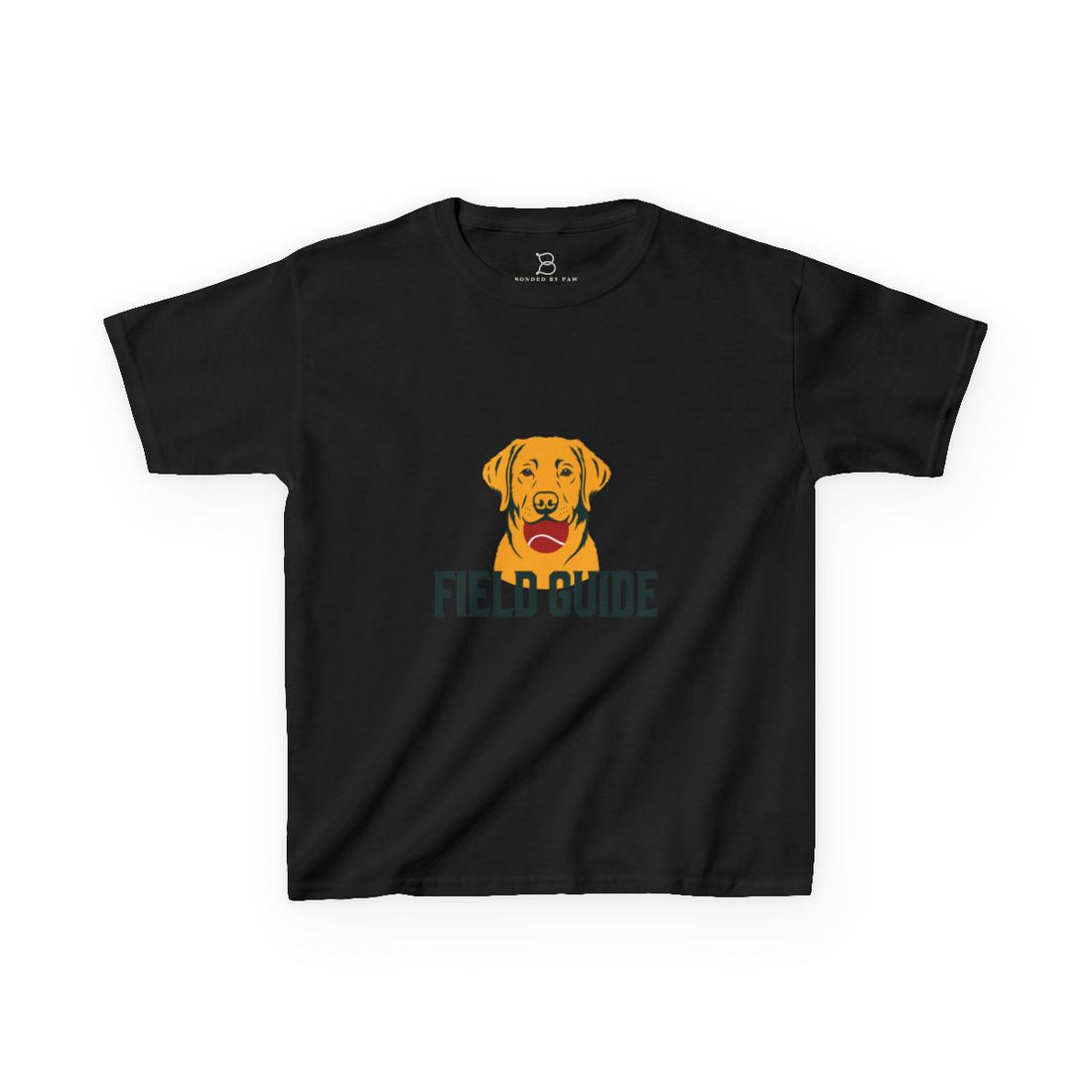 Black — Front | Labrador Retriever Field Guide Kids Tee
