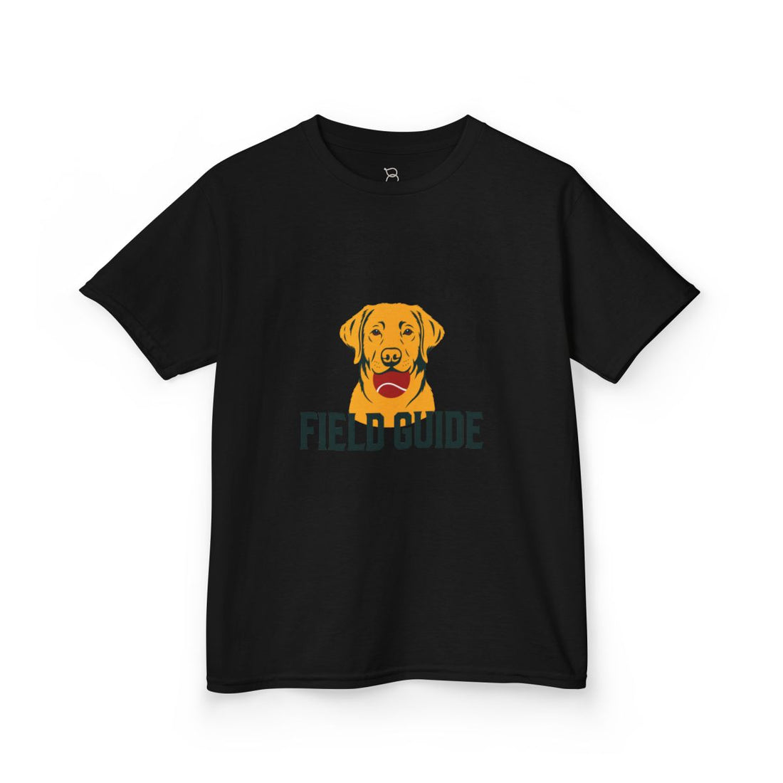 Black — Front | Labrador Retriever Field Guide Kids Tee