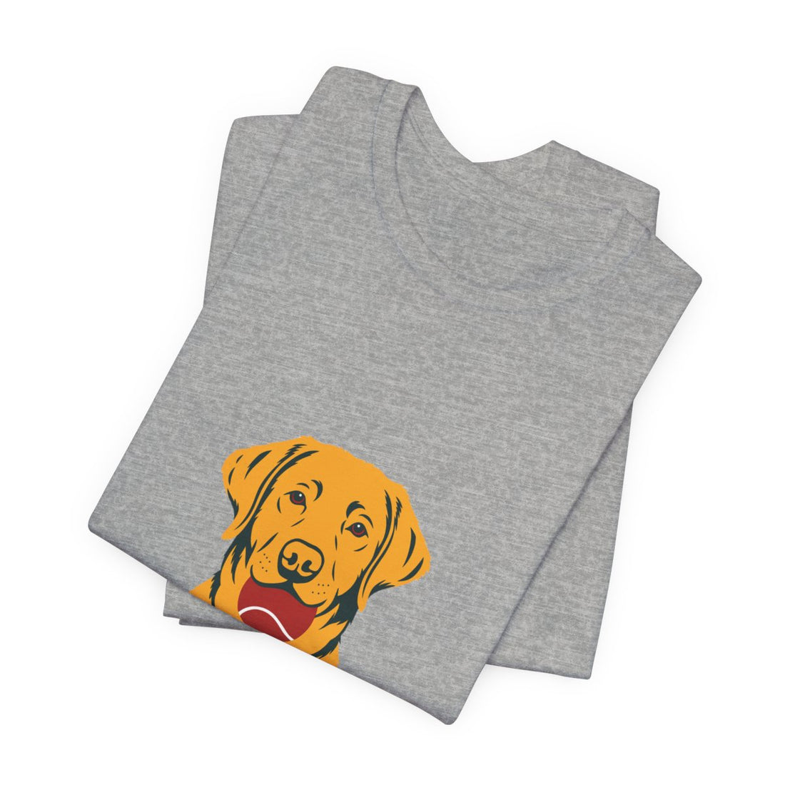 Athletic Heather — Folded | Labrador Retriever "Field Guide" Men's Tee