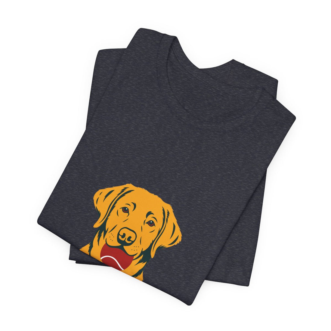 Heather Navy — Folded | Labrador Retriever "Field Guide" Men's Tee