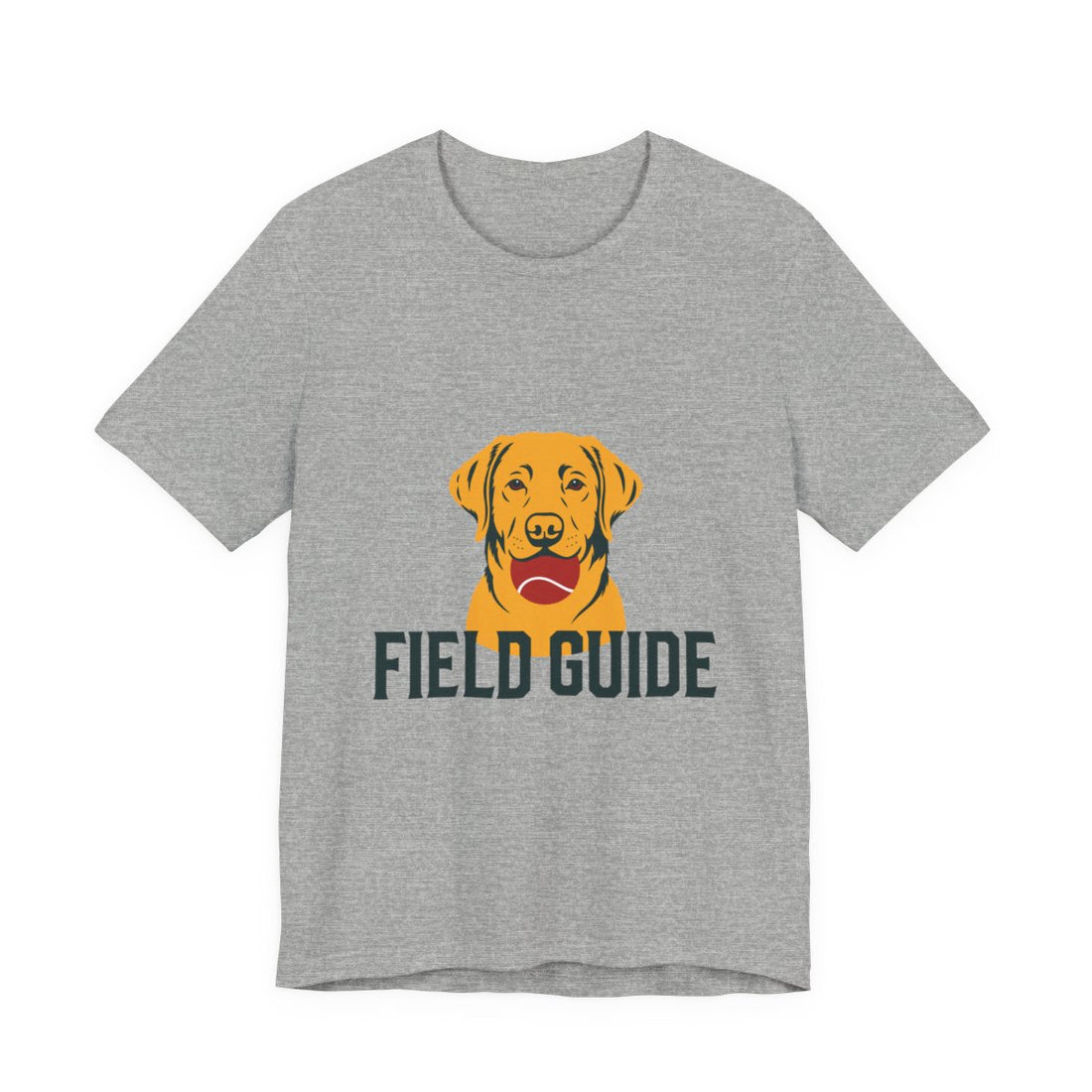 Athletic Heather — Front | Labrador Retriever "Field Guide" Men's Tee