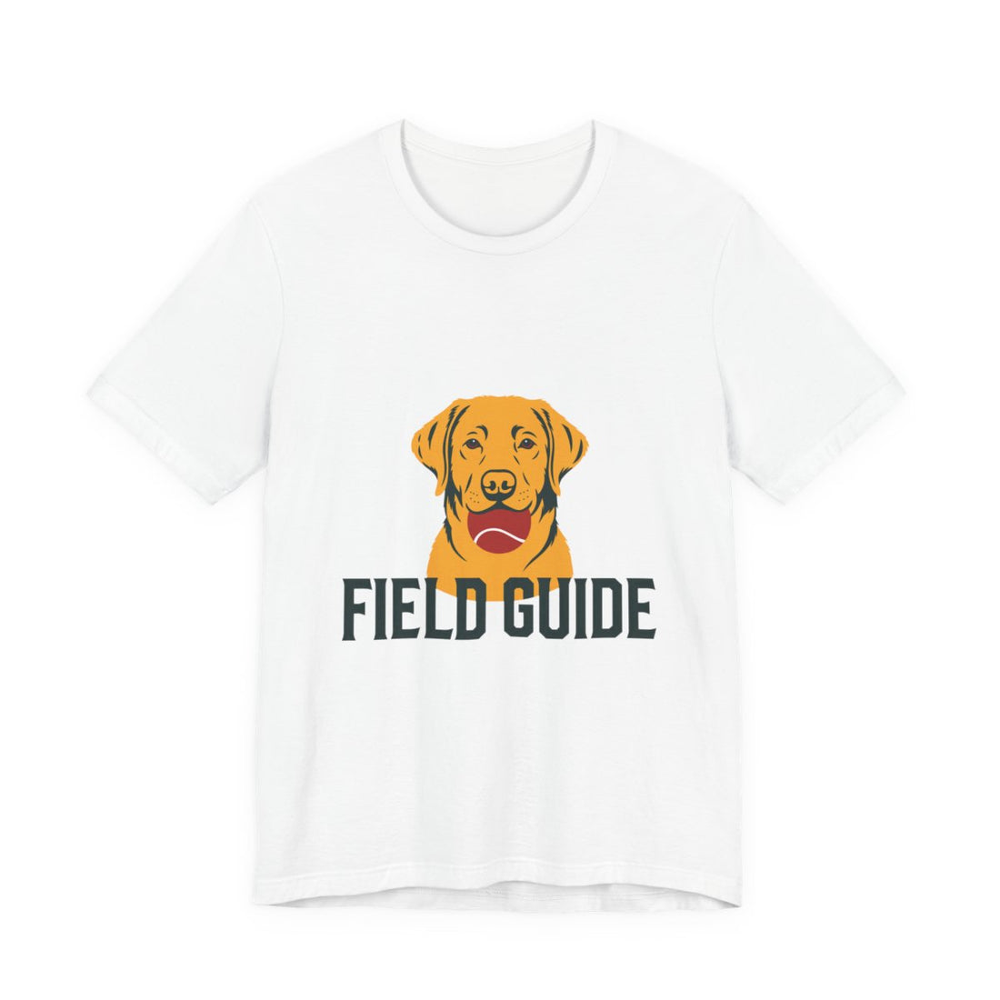 White — Front | Labrador Retriever "Field Guide" Men's Tee