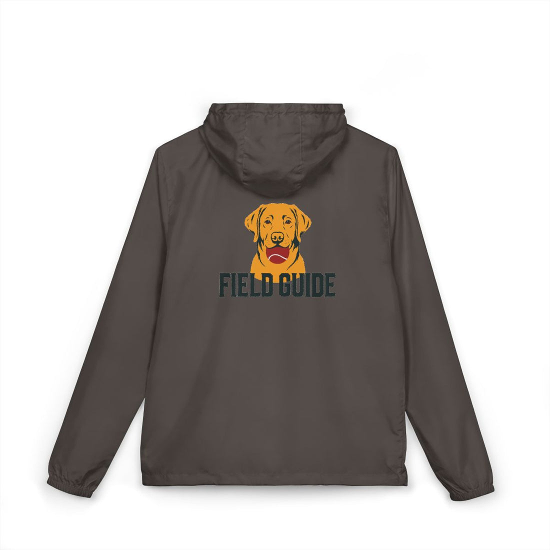 Graphite — Back | Labrador Retriever Field Guide Windbreaker