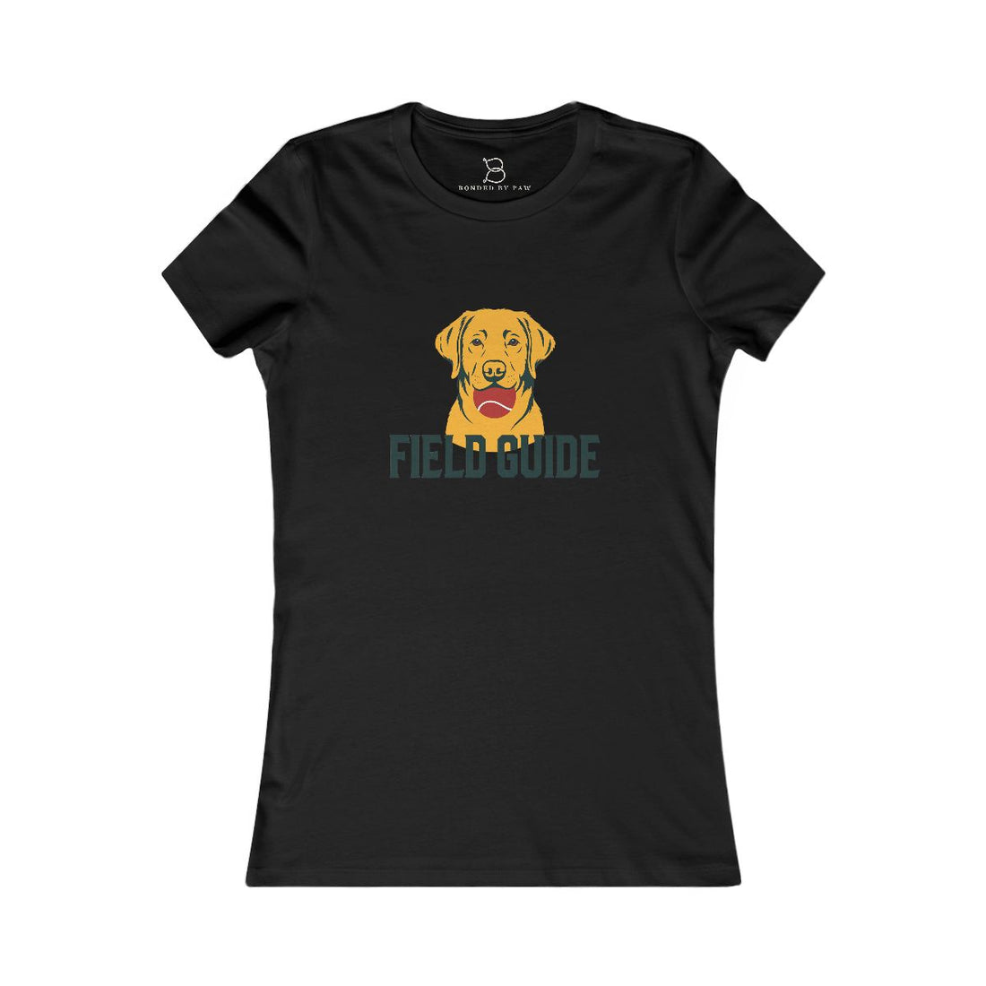 Black — Front | Labrador Retriever Field Guide Women's Tee