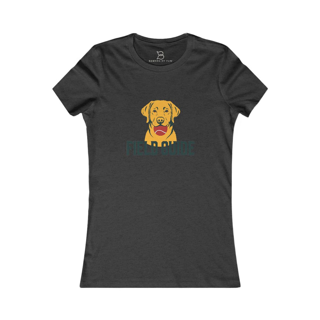Dark Grey Heather — Front | Labrador Retriever Field Guide Women's Tee
