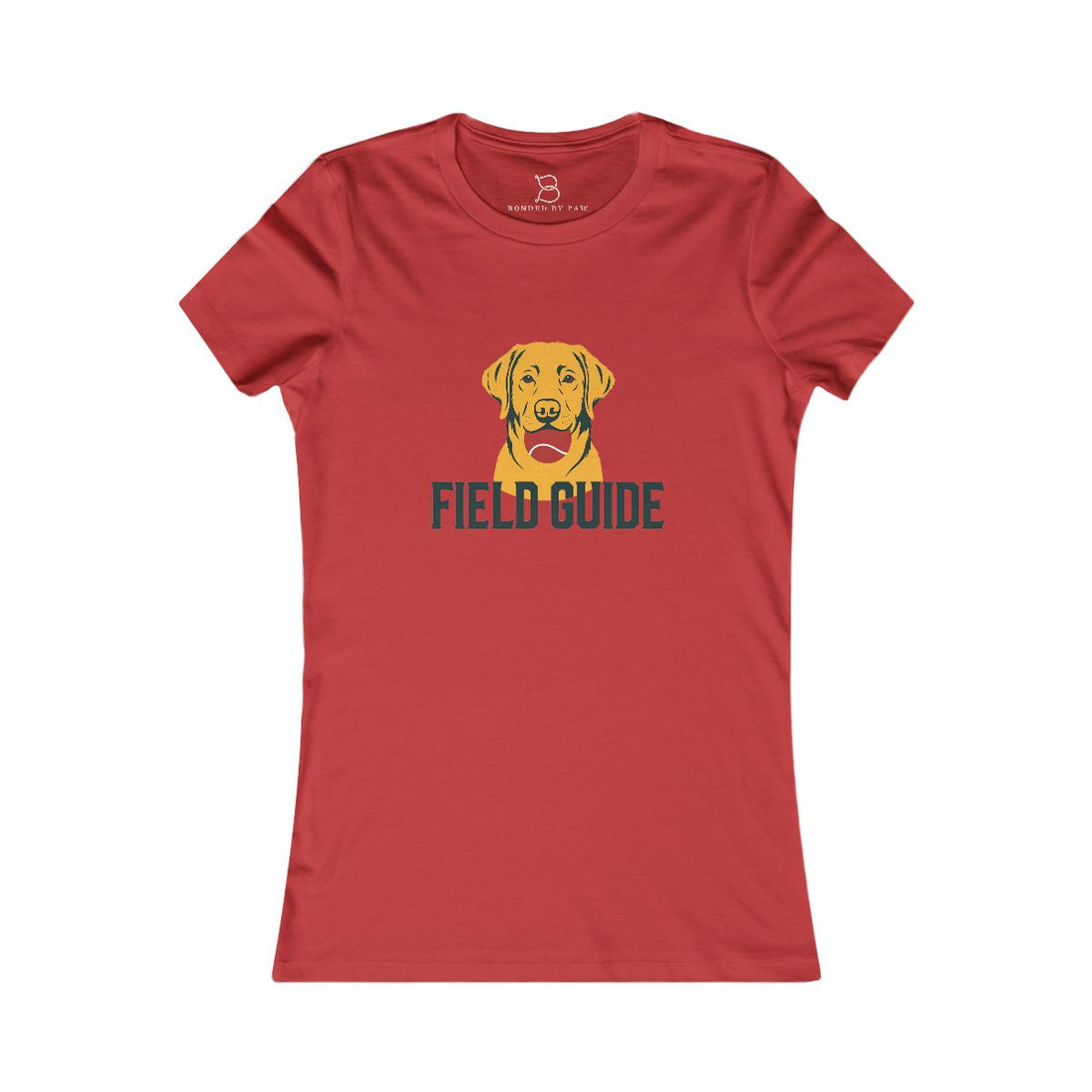 Red — Front | Labrador Retriever Field Guide Women's Tee