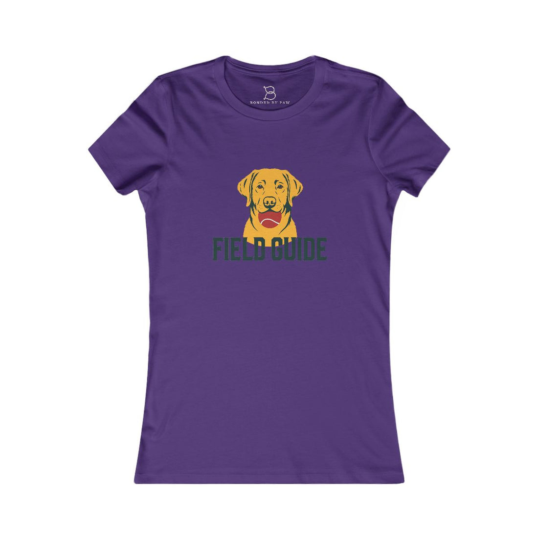 Team Purple — Front | Labrador Retriever Field Guide Women's Tee