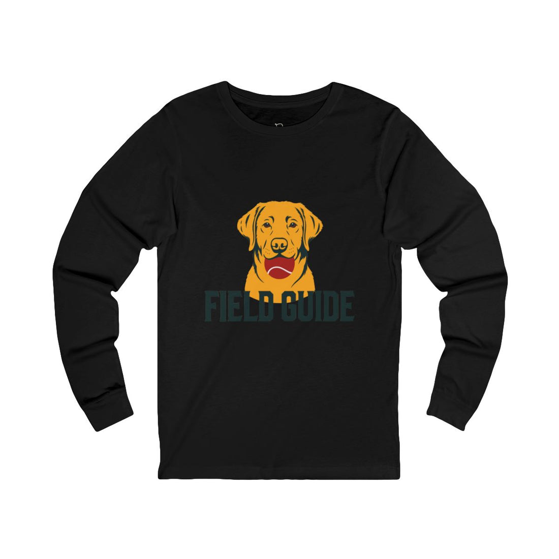Black — Front | Labrador Retriever Long Sleeve Tee | Field Guide