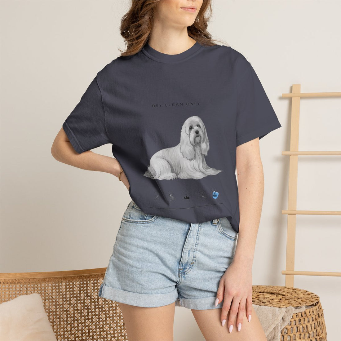 Navy — Lifestyle | Maltese 'Dry Clean Only' Garment-Dyed Tee