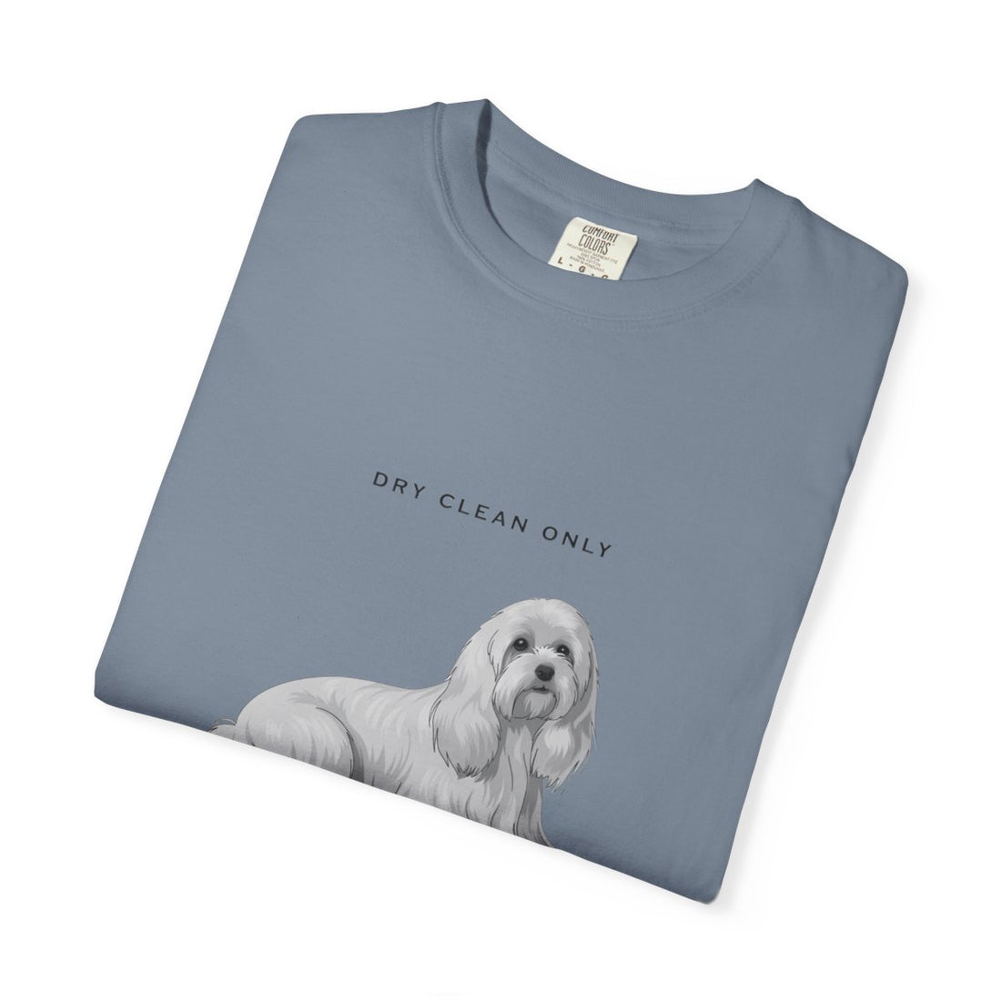 Blue Jean — Folded | Maltese 'Dry Clean Only' Garment-Dyed Tee