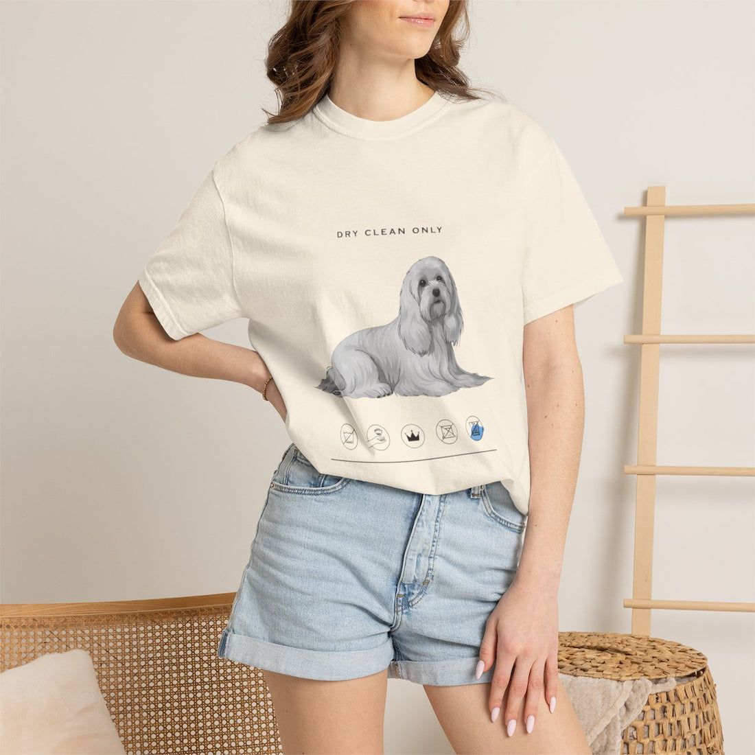 Ivory — Lifestyle | Maltese 'Dry Clean Only' Garment-Dyed Tee