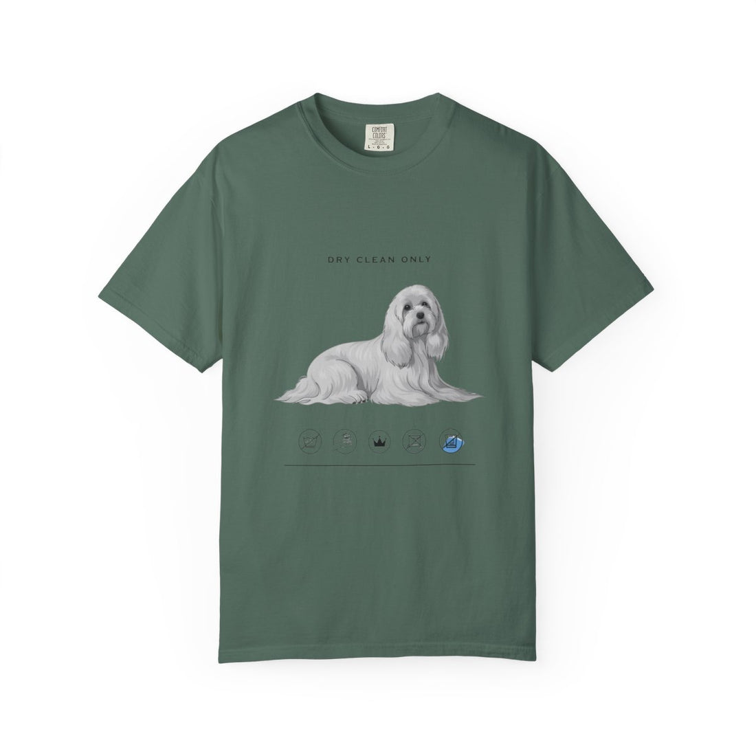 Blue Spruce — Front | Maltese 'Dry Clean Only' Garment-Dyed Tee