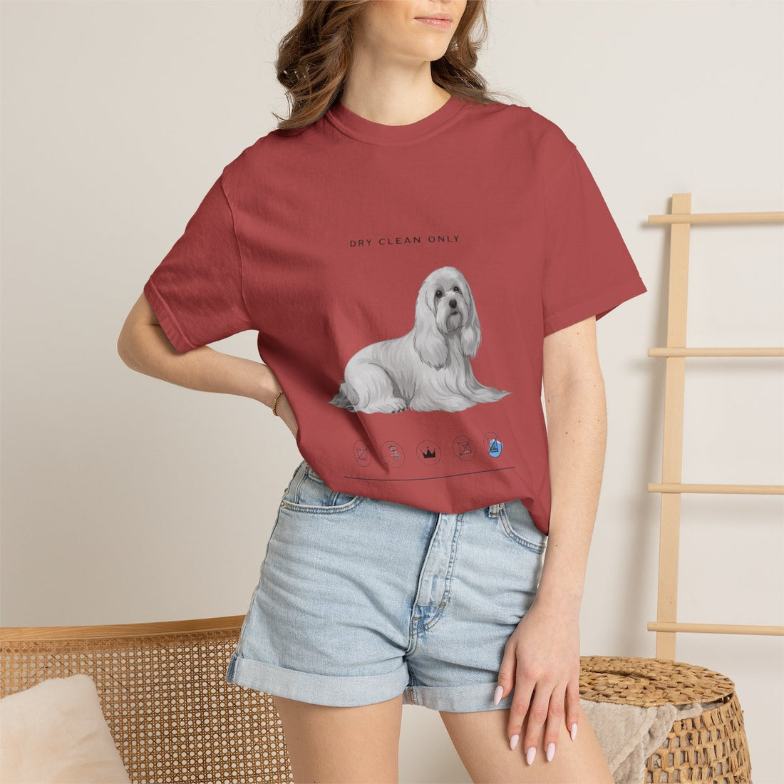 Crimson — Lifestyle | Maltese 'Dry Clean Only' Garment-Dyed Tee