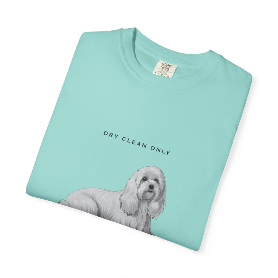 Chalky Mint — Folded | Maltese 'Dry Clean Only' Garment-Dyed Tee