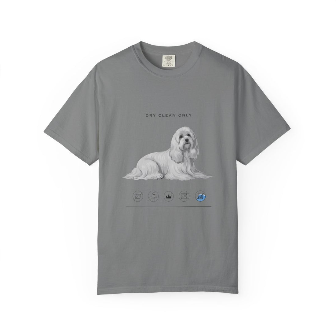 Grey — Front | Maltese 'Dry Clean Only' Garment-Dyed Tee