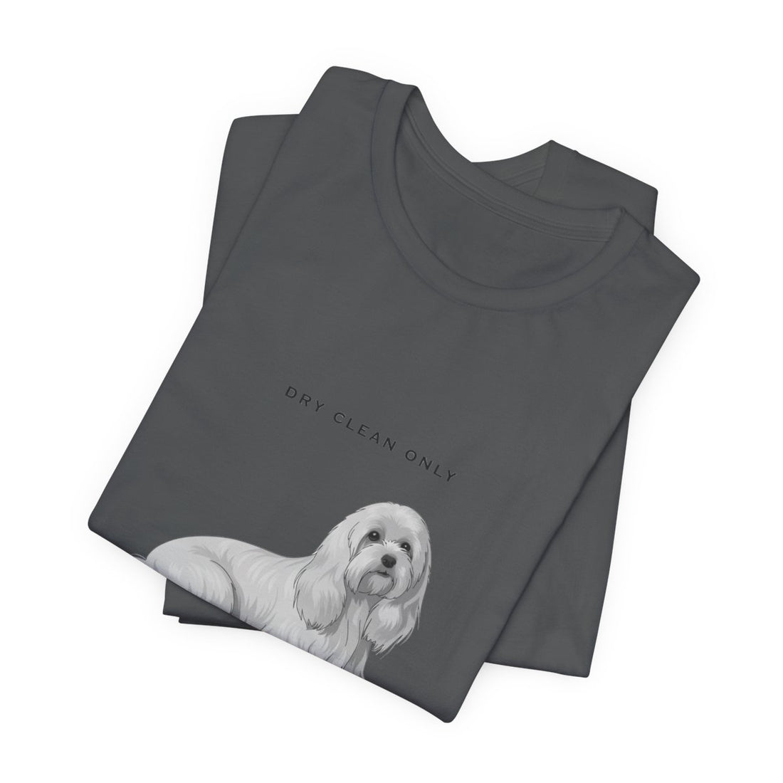 Asphalt — Folded | Maltese 'Dry Clean Only' Tee