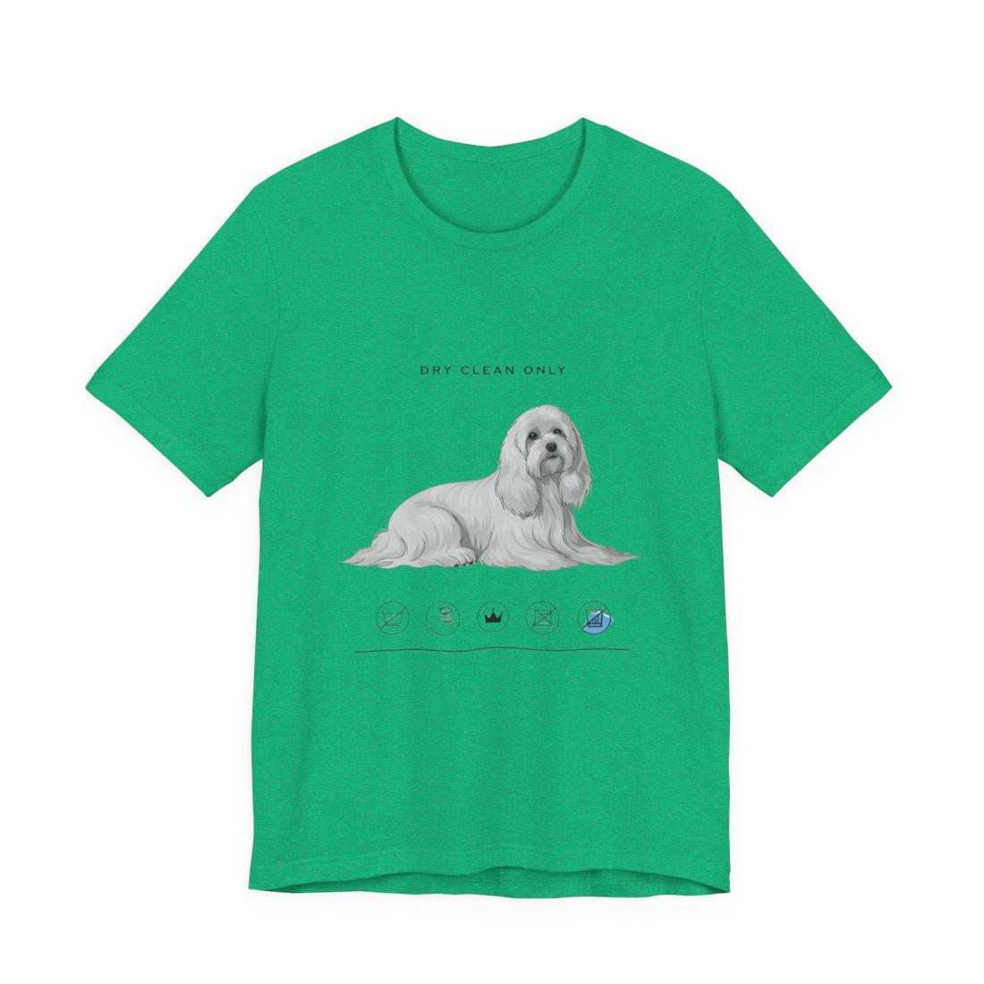 Heather Kelly — Front | Maltese 'Dry Clean Only' Tee