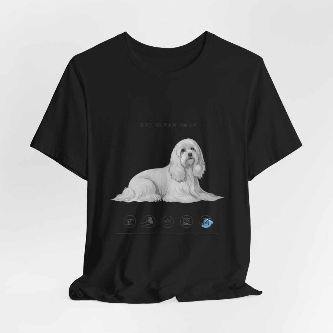 Black — Hanging | Maltese 'Dry Clean Only' Tee