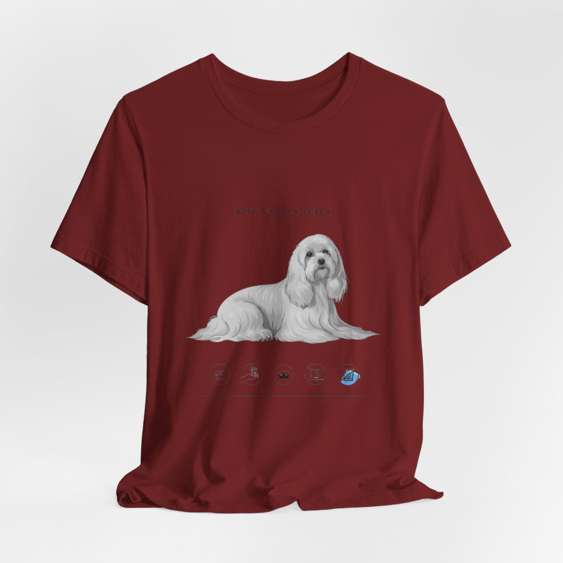 Cardinal — Hanging | Maltese 'Dry Clean Only' Tee