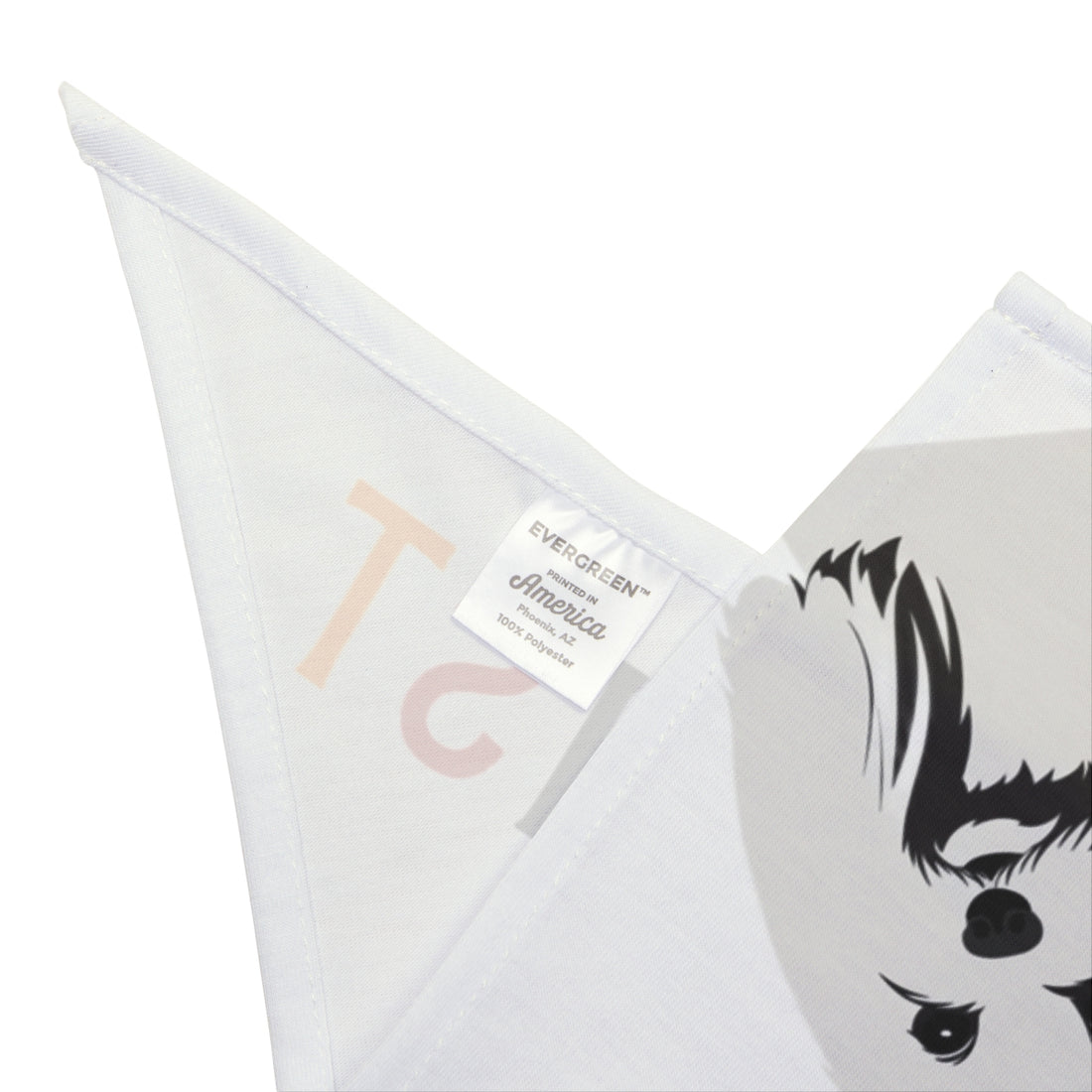 27" × 13" — Detail | Maltese Lap Specialist Bandana