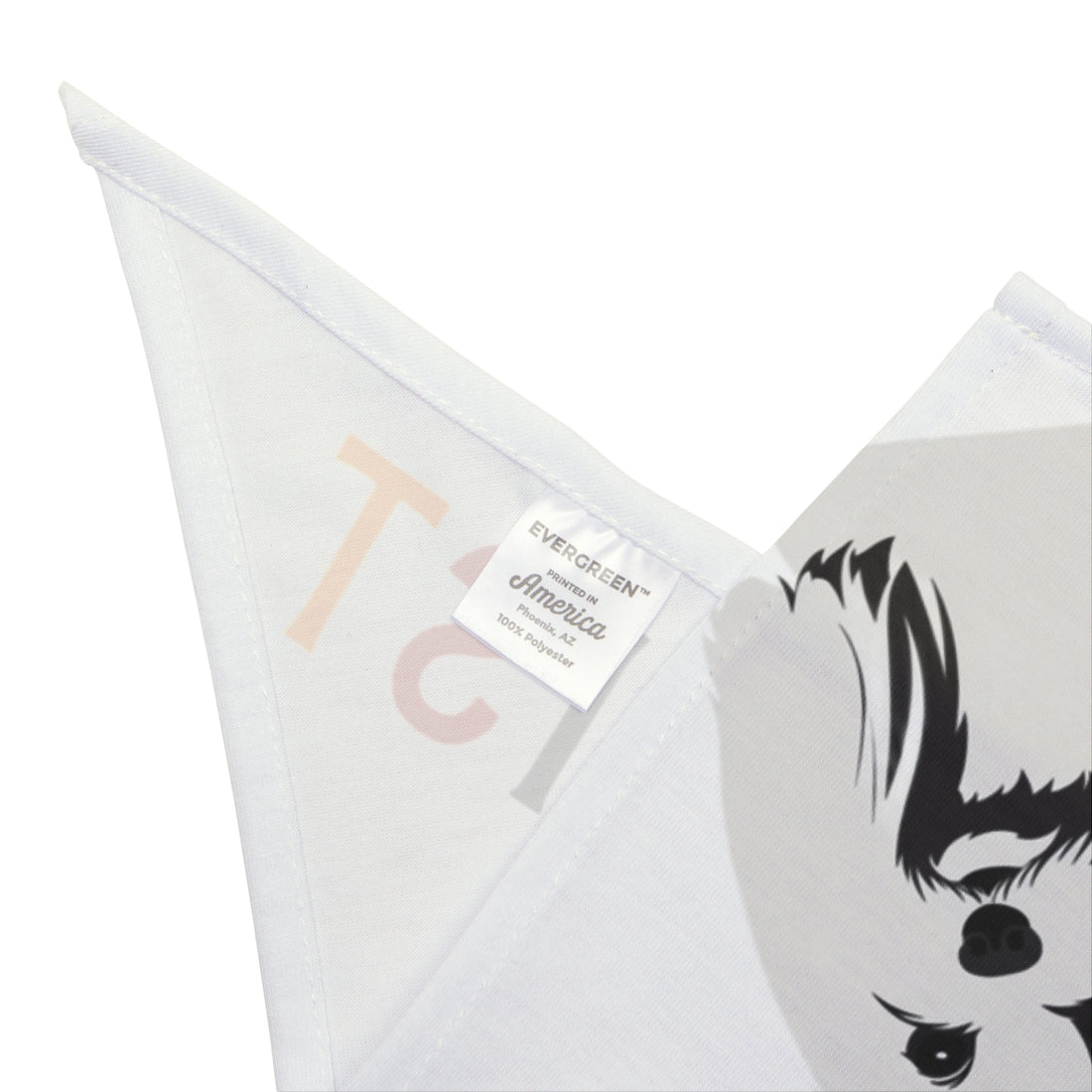 20" × 10" — Detail | Maltese Lap Specialist Bandana