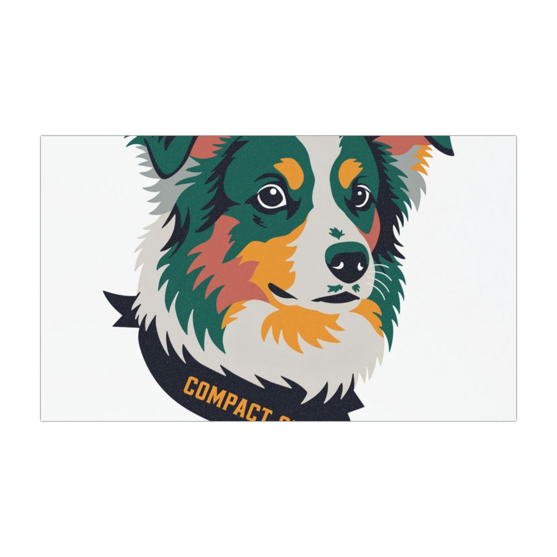 7.5'' × 4.5'' — Front | Mini Aussie Compact Chaos Car Magnet
