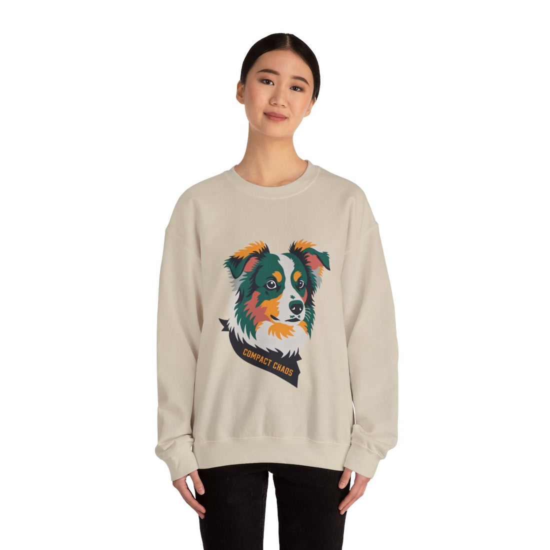 Sand — Lifestyle | Mini Aussie "Compact Chaos" Crewneck