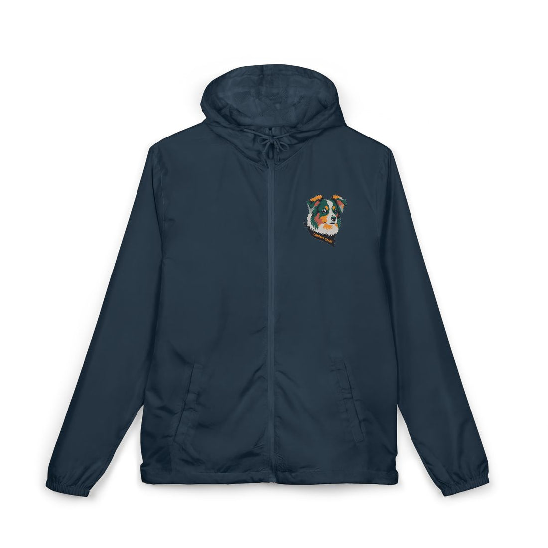 Classic Navy — Front | Mini Aussie "Compact Chaos" Windbreaker