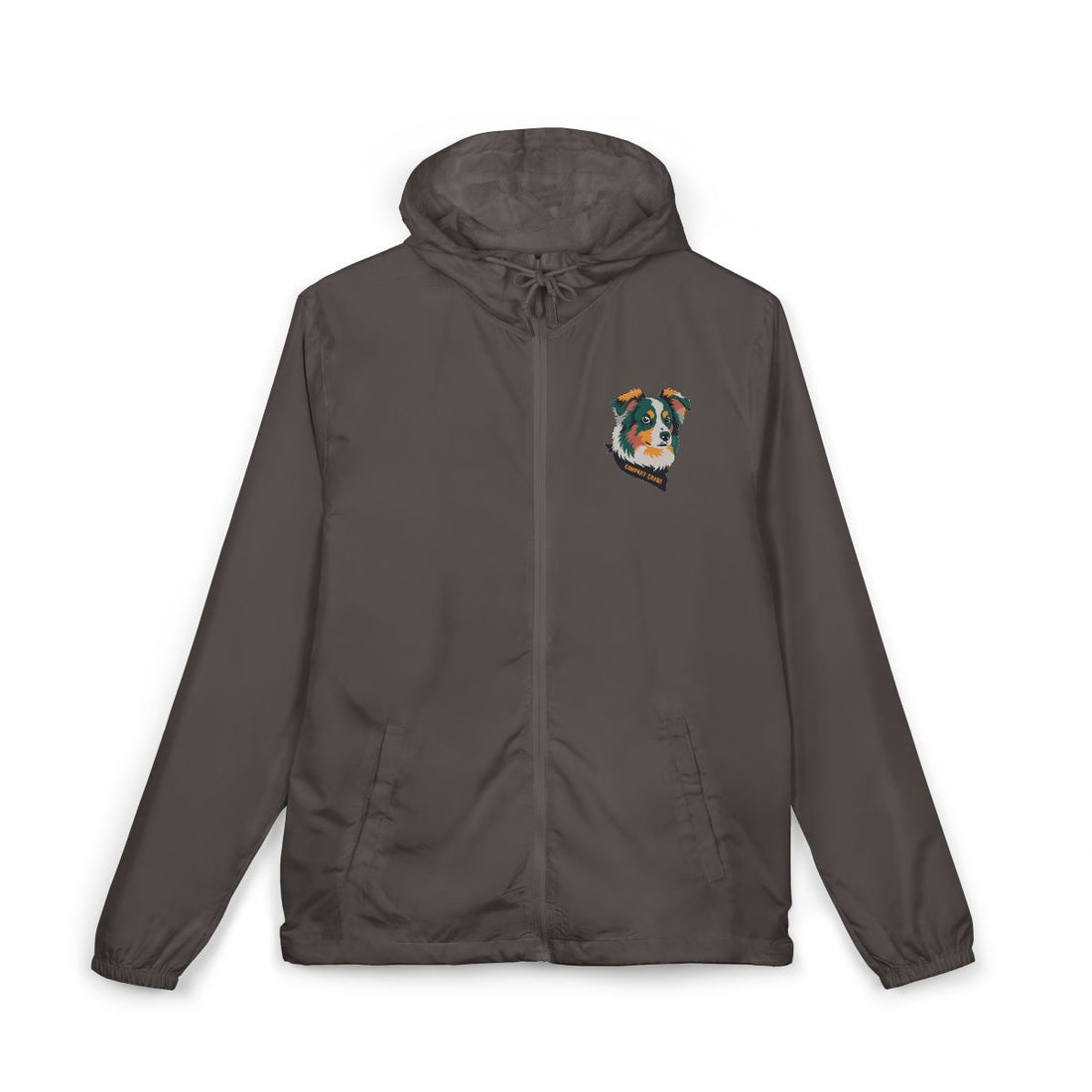 Graphite — Front | Mini Aussie "Compact Chaos" Windbreaker