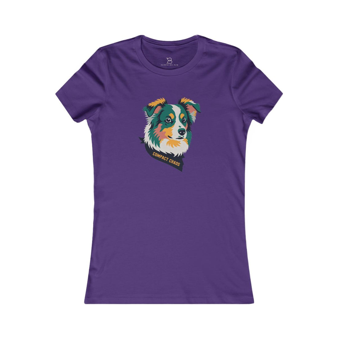 Team Purple — Front | Mini Aussie "Compact Chaos" Women's Tee