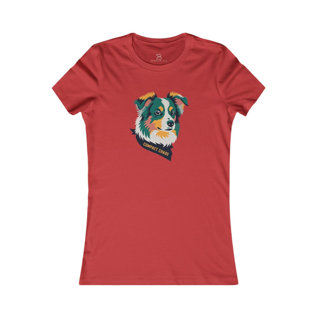 Red — Front | Mini Aussie "Compact Chaos" Women's Tee