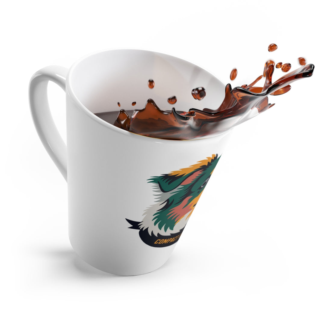 Lifestyle | Mini Aussie Latte Mug | Compact Chaos 12 oz Ceramic
