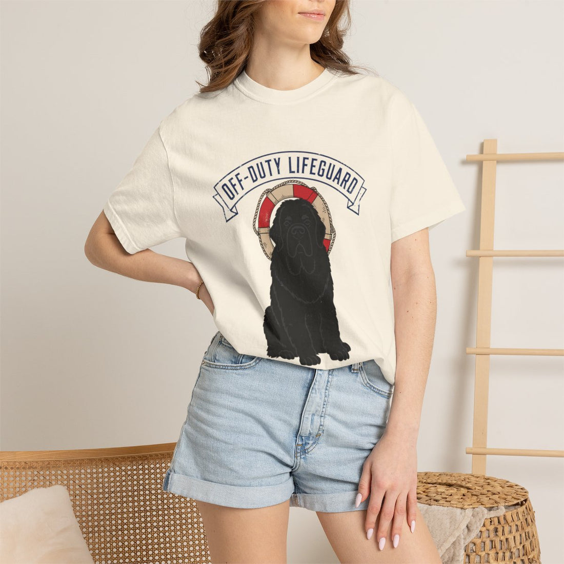 Ivory — Lifestyle | Newfoundland 'Off-Duty Lifeguard' Garment-Dyed Tee