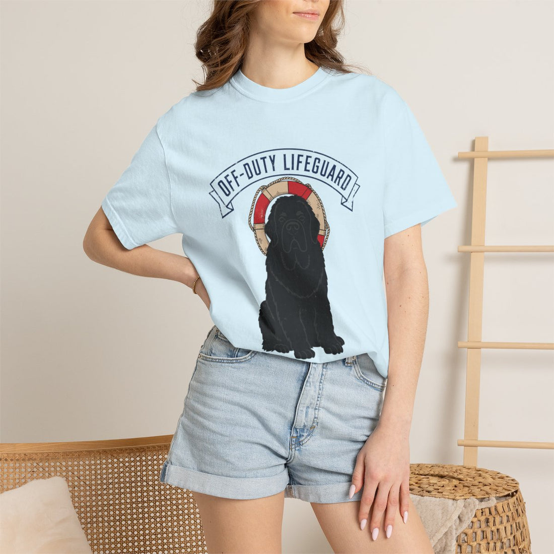 Chambray — Lifestyle | Newfoundland 'Off-Duty Lifeguard' Garment-Dyed Tee