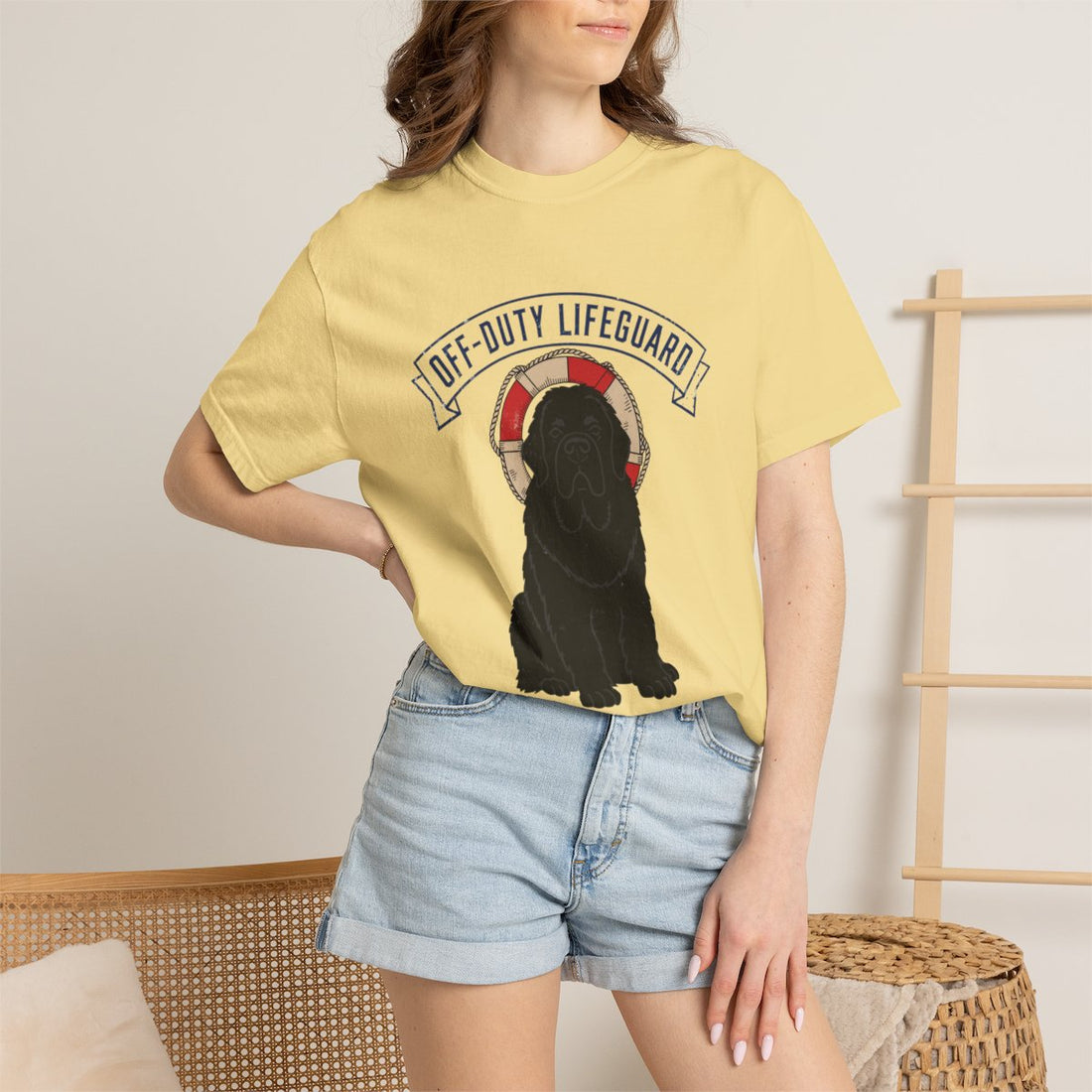 Butter — Lifestyle | Newfoundland 'Off-Duty Lifeguard' Garment-Dyed Tee