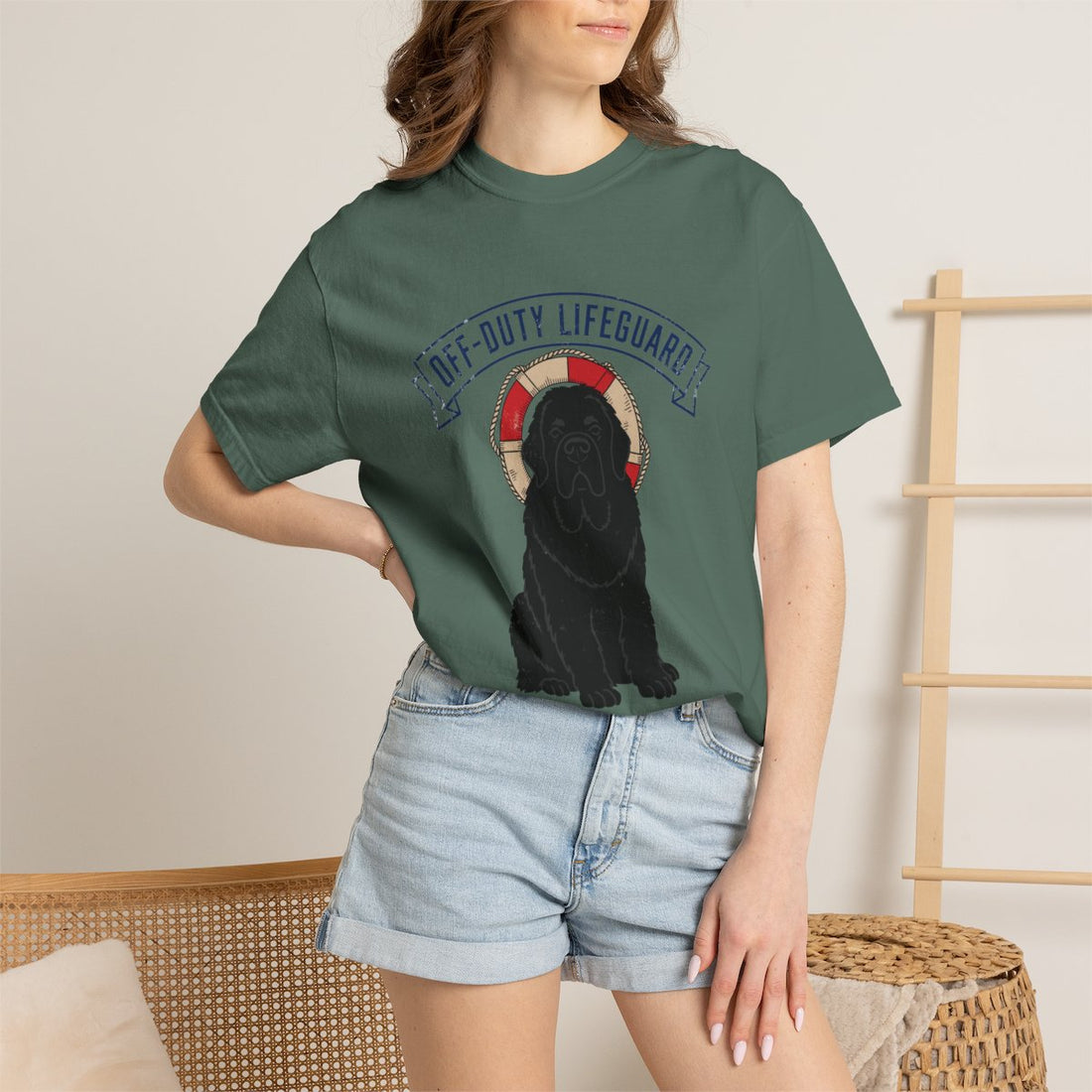 Blue Spruce — Lifestyle | Newfoundland 'Off-Duty Lifeguard' Garment-Dyed Tee