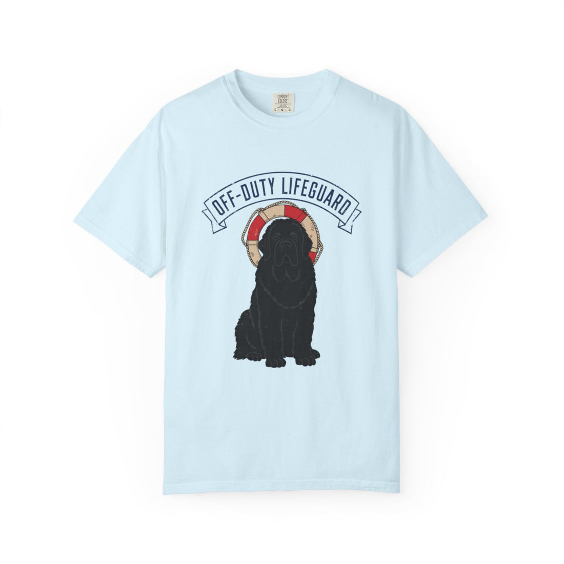 Chambray — Front | Newfoundland 'Off-Duty Lifeguard' Garment-Dyed Tee