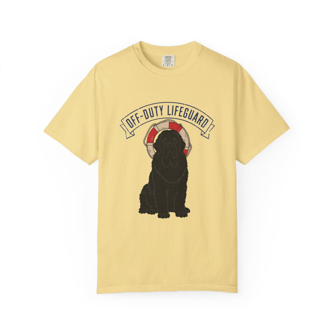 Butter — Front | Newfoundland 'Off-Duty Lifeguard' Garment-Dyed Tee