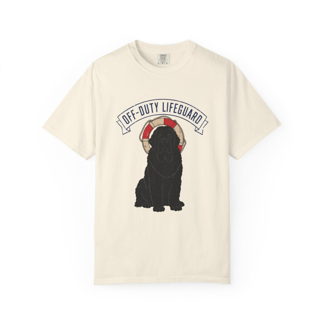 Ivory — Front | Newfoundland 'Off-Duty Lifeguard' Garment-Dyed Tee
